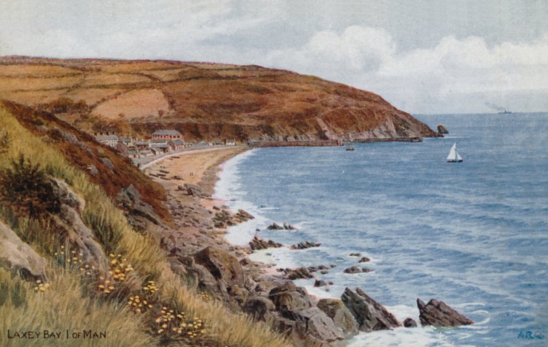 Laxey Bay, I of Man af Alfred Robert Quinton