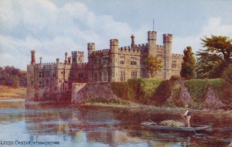 Leeds Castle nær Maidstone af Alfred Robert Quinton