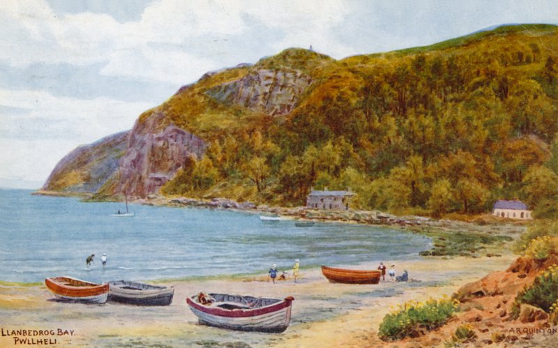 Llanbedrog Bay, Pwllheli af Alfred Robert Quinton