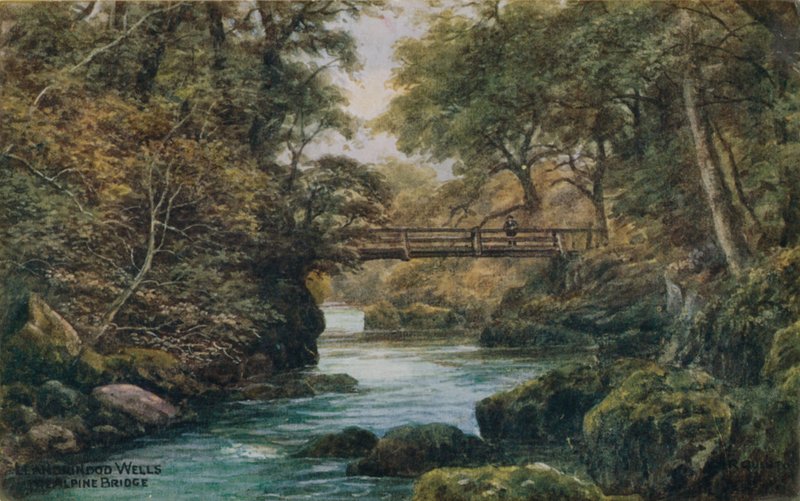 Llandrindod Wells, Alpine Bridge af Alfred Robert Quinton