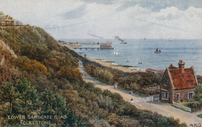 Lower Sandgate Road, Folkestone af Alfred Robert Quinton