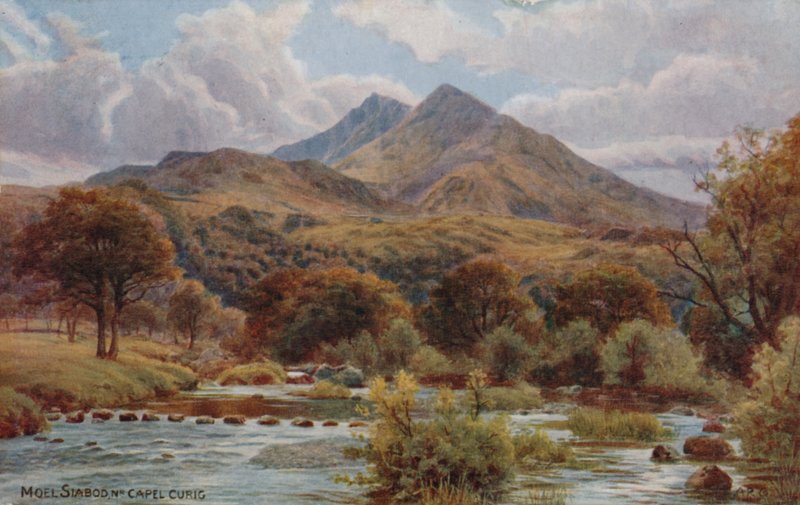 Moel Siabod nær Capel Curig, Snowdonia af Alfred Robert Quinton