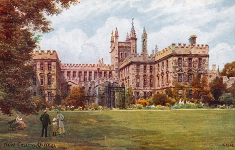 New College, Oxford af Alfred Robert Quinton