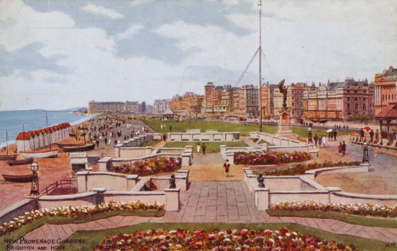 New Promenade Gardens, Brighton og Hove af Alfred Robert Quinton