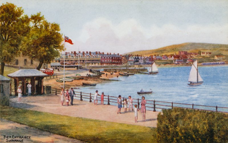Moleindgang, Swanage af Alfred Robert Quinton