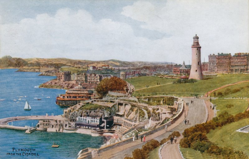 Plymouth, fra Citadellet af Alfred Robert Quinton