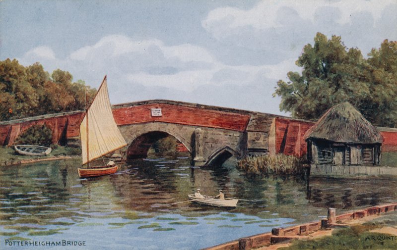 Potterheigham Bridge af Alfred Robert Quinton