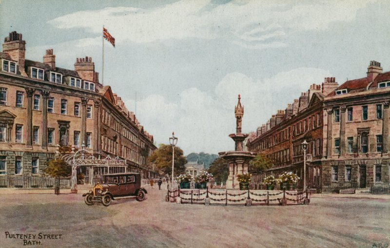Pulteney Street, Bath af Alfred Robert Quinton