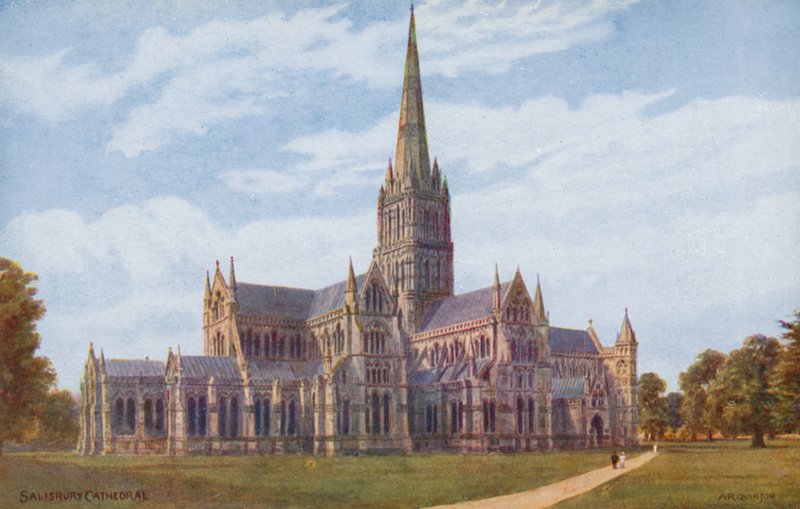 Salisbury katedral af Alfred Robert Quinton