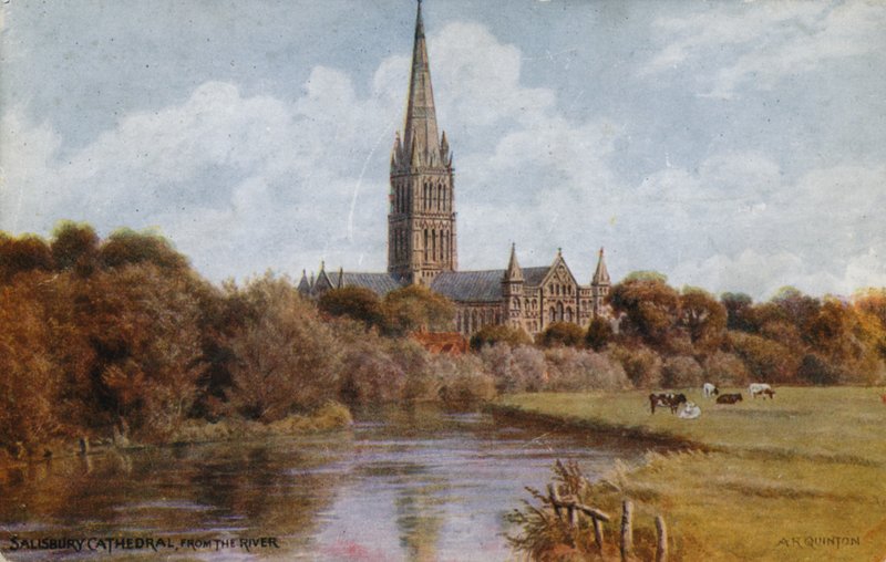 Salisbury katedral af Alfred Robert Quinton