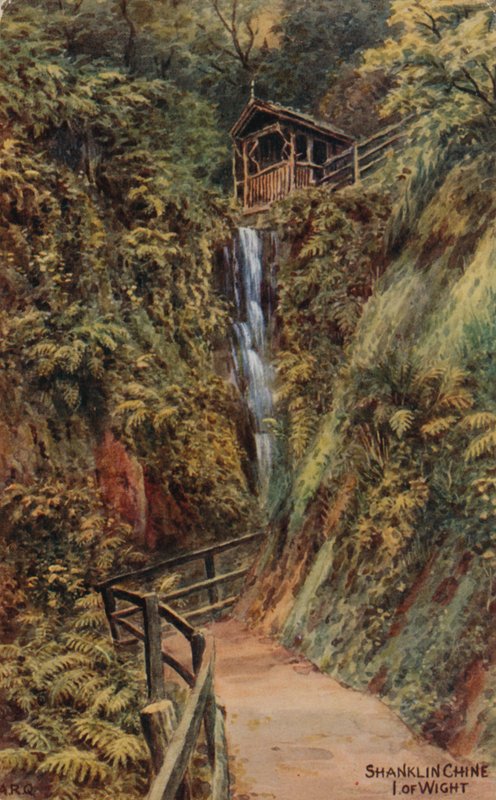 Shanklin Chine, Isle of Wight af Alfred Robert Quinton