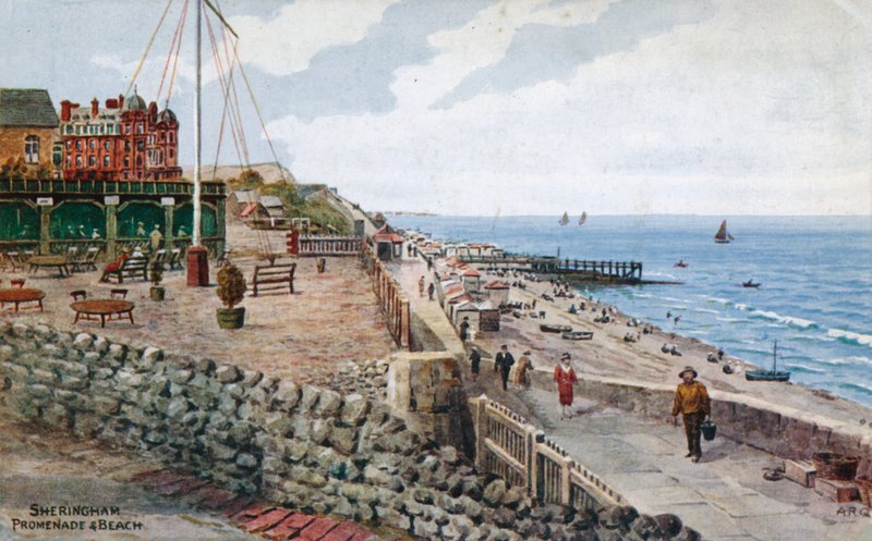 Sheringham, Promenade og Beach af Alfred Robert Quinton