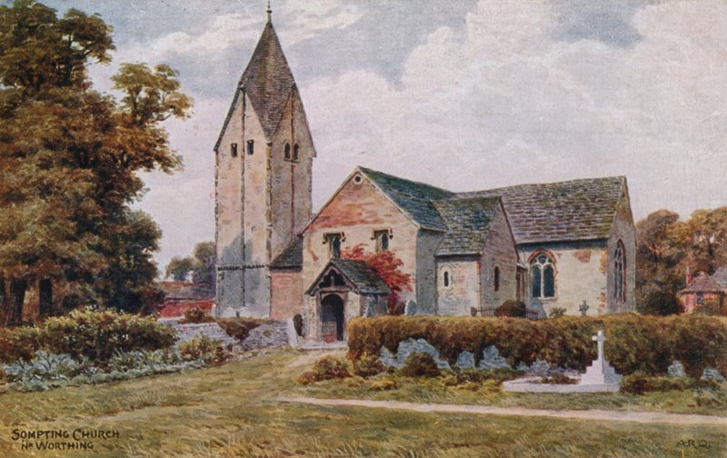 Sompting Kirke nær Worthing af Alfred Robert Quinton
