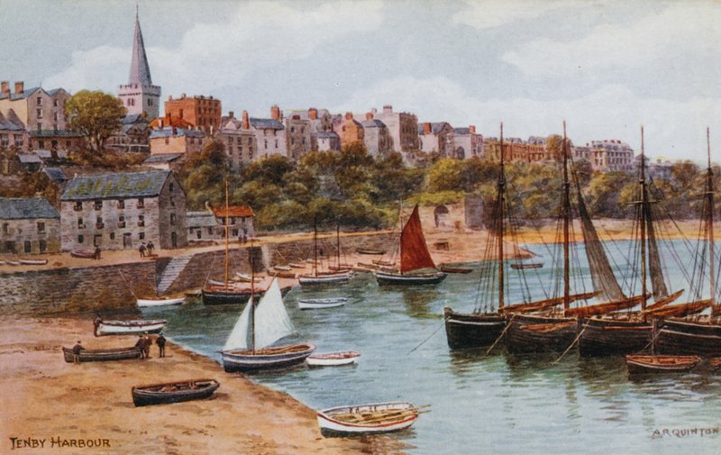 Tenby, Havn af Alfred Robert Quinton