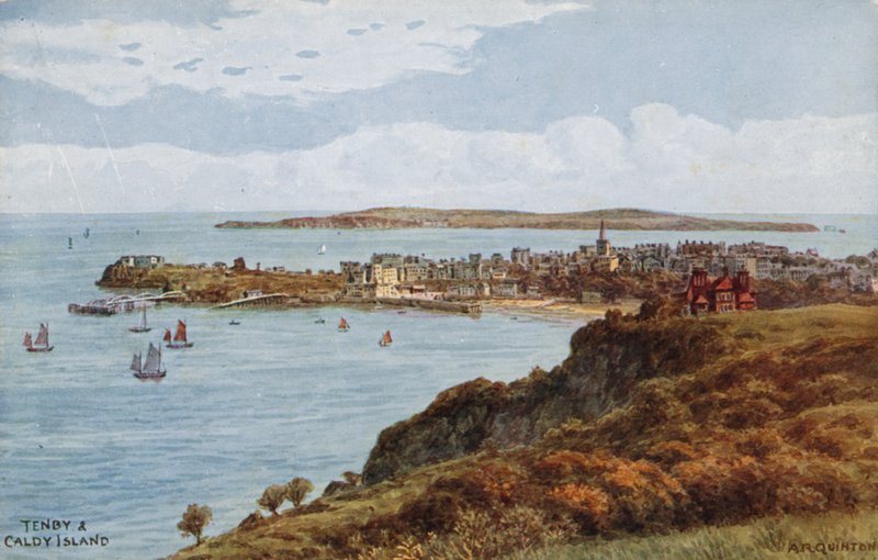 Tenby og Caldey Island af Alfred Robert Quinton