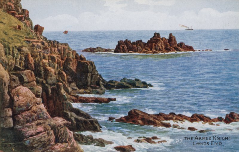 Den væbnede ridder, Lands End af Alfred Robert Quinton