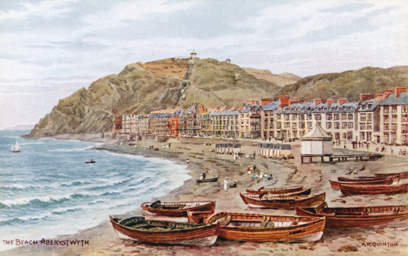 Stranden, Aberystwyth af Alfred Robert Quinton