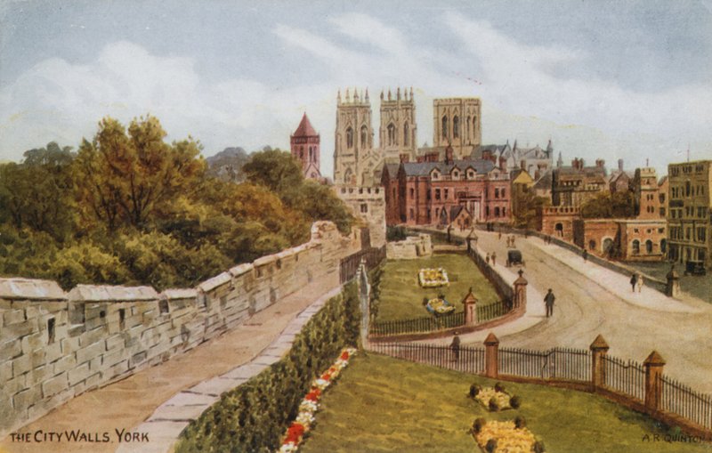 Bymuren, York af Alfred Robert Quinton