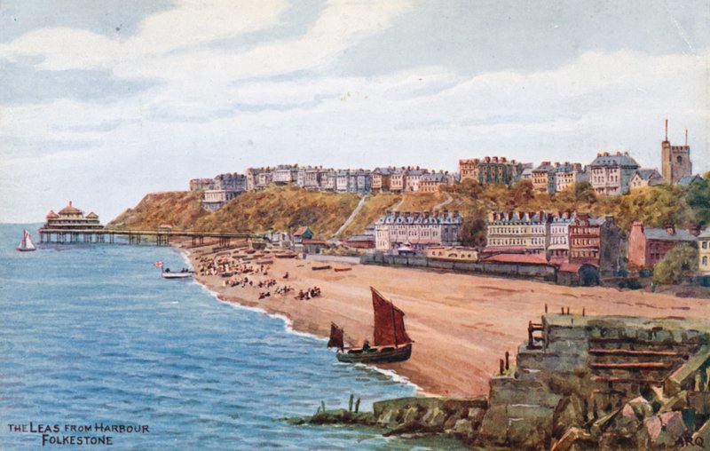 Leasing fra Havn, Folkestone af Alfred Robert Quinton