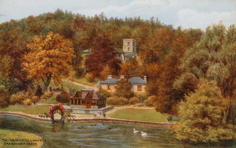 Prydpladserne, Grange-Over-Sands af Alfred Robert Quinton