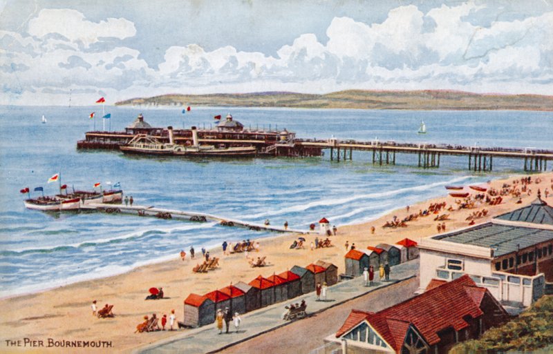 The Pier, Bournemouth af Alfred Robert Quinton