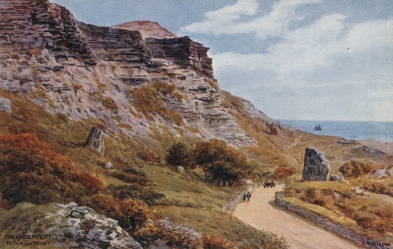 The Undercliff, Niton, I of Wight af Alfred Robert Quinton