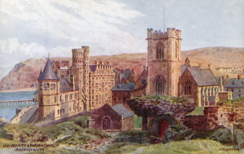 University og Parish Church, Aberystwyth af Alfred Robert Quinton