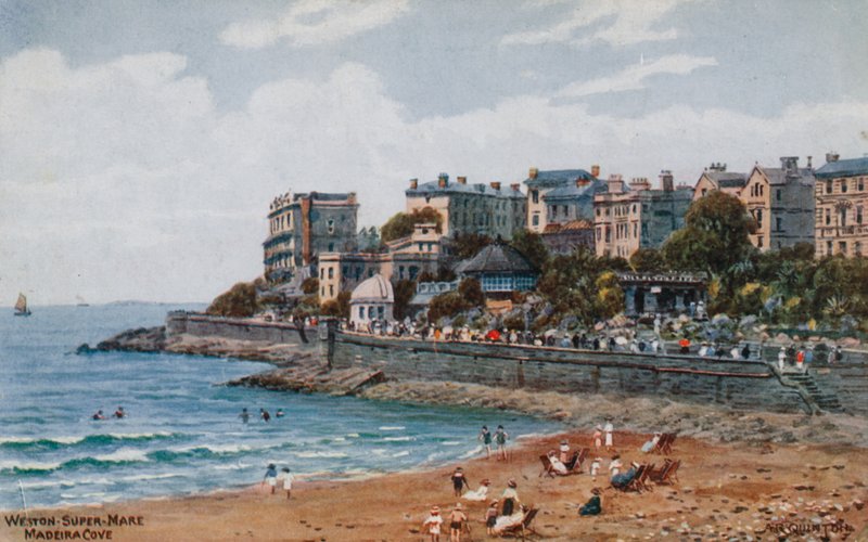 Weston-Super-Mare, Madeira Cove af Alfred Robert Quinton