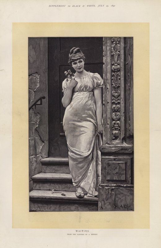 Venter (litho) af Alfred Seifert