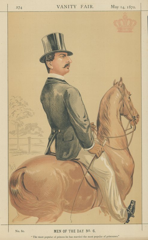 Prince Teck (farve litho) af Alfred Thompson