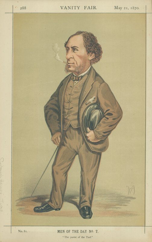 Sir Joseph Hawley (farve litho) af Alfred Thompson