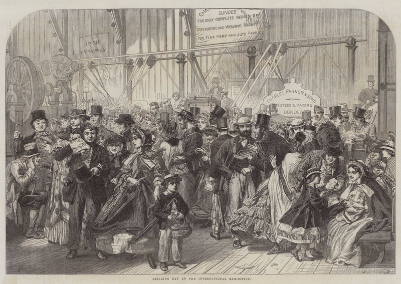 Shilling Day på den internationale udstilling af Alfred William Hunt