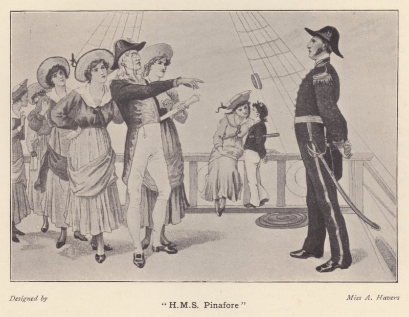 "HMS Pinafore" (litho) af Alice Havers
