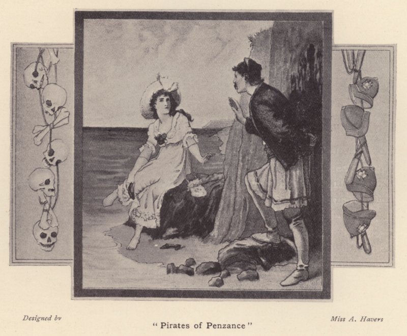 "Pirates of Penzance" (litho) af Alice Havers