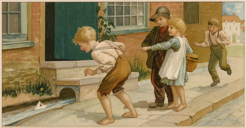Den tapre tinsoldat (chromolitho) af Alice Havers
