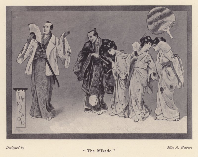 "The Mikado" (litho) af Alice Havers