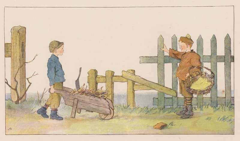 For egen regning (farvelitografi) af Alice Maud Beddington