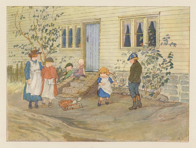 Superannuated (farvelitografi) af Alice Maud Beddington