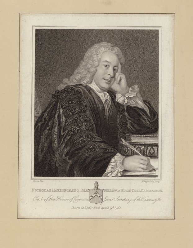 Nicholas Hardinge af Allan Ramsay