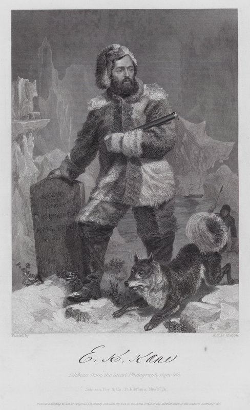 Elisha Kent Kane (gravering) af Alonzo (after) Chappel