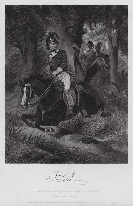 Francis Marion (gravering) af Alonzo (after) Chappel