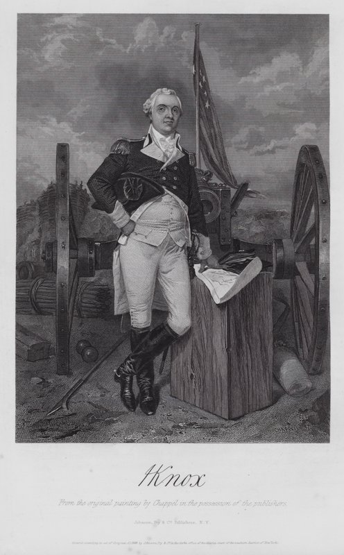 Henry Knox (gravering) af Alonzo (after) Chappel