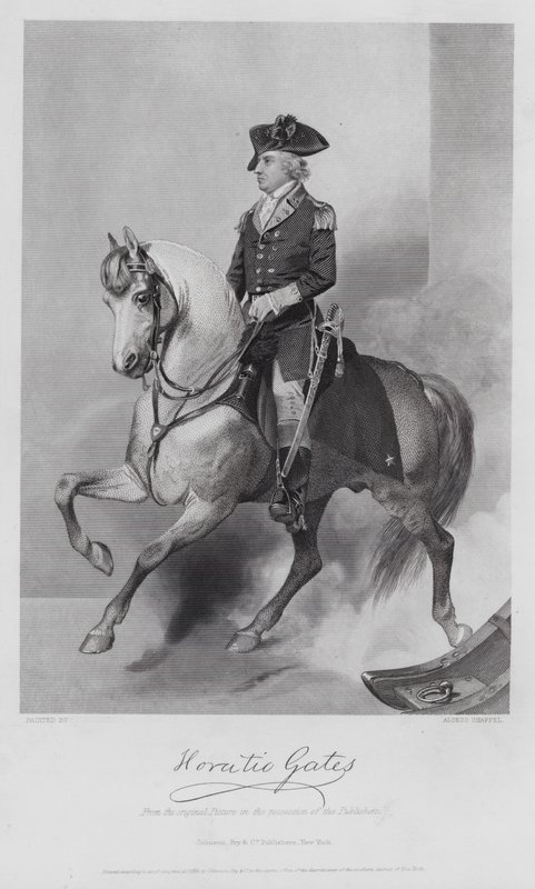 Horatio Gates (gravering) af Alonzo (after) Chappel