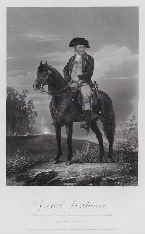 Israel Putnam (gravering) af Alonzo (after) Chappel