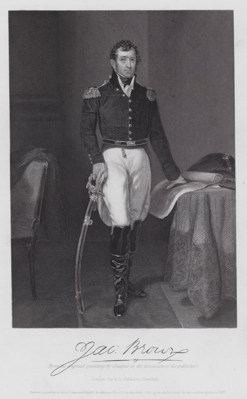 Jacob Brown (gravering) af Alonzo (after) Chappel
