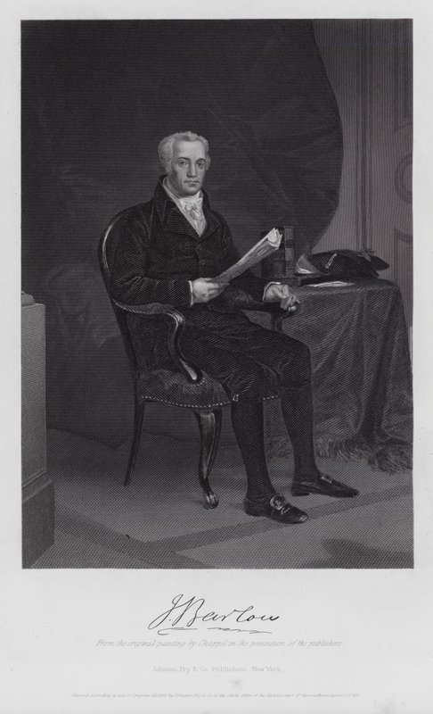 Joel Barlow (gravering) af Alonzo (after) Chappel