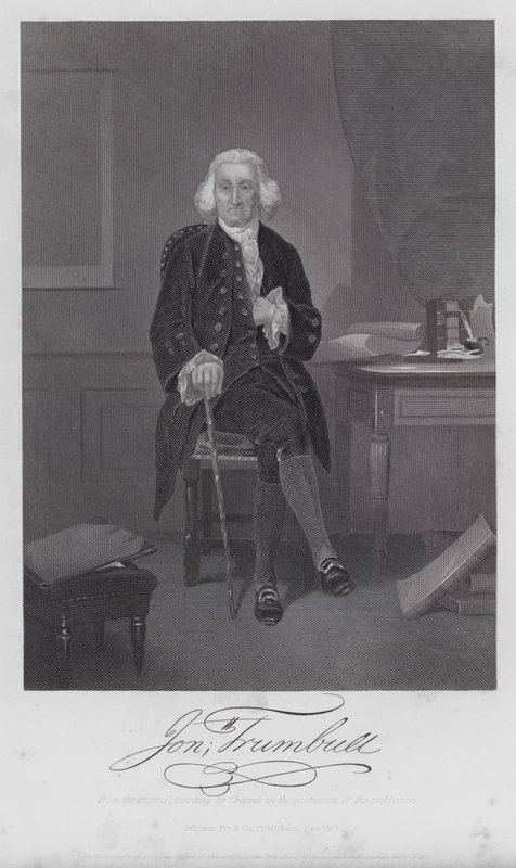 Jonathan Trumbull (gravering) af Alonzo (after) Chappel