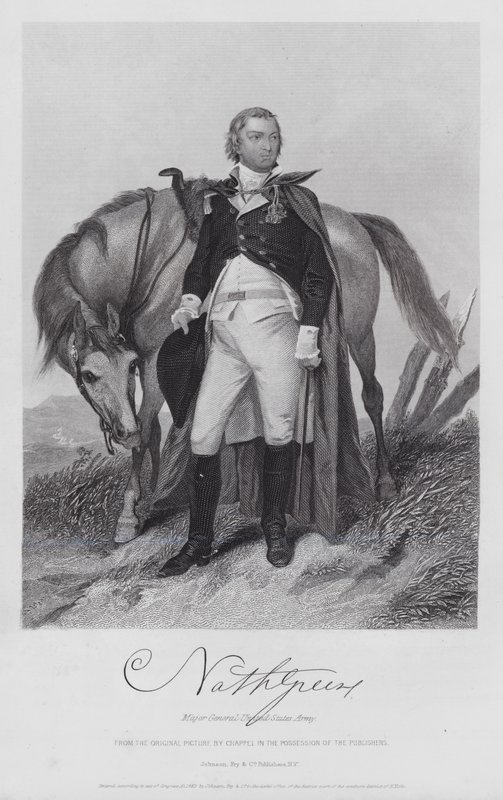 Nathaniel Greene (gravering) af Alonzo (after) Chappel
