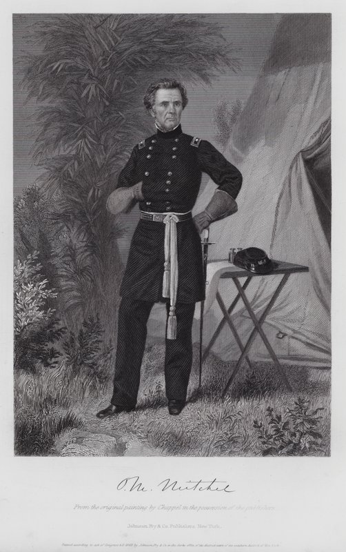Ormsby Mcknight Mitchel (gravering) af Alonzo (after) Chappel
