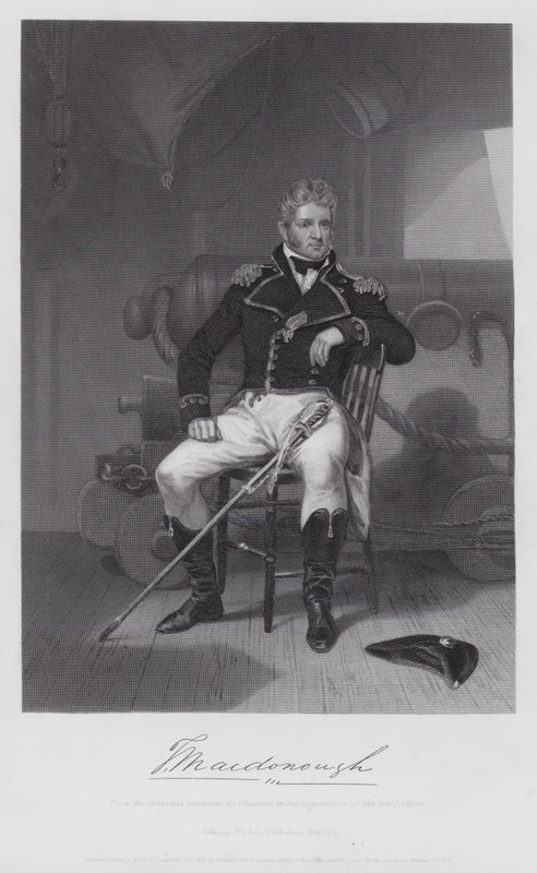 Thomas Macdonough (gravering) af Alonzo (after) Chappel